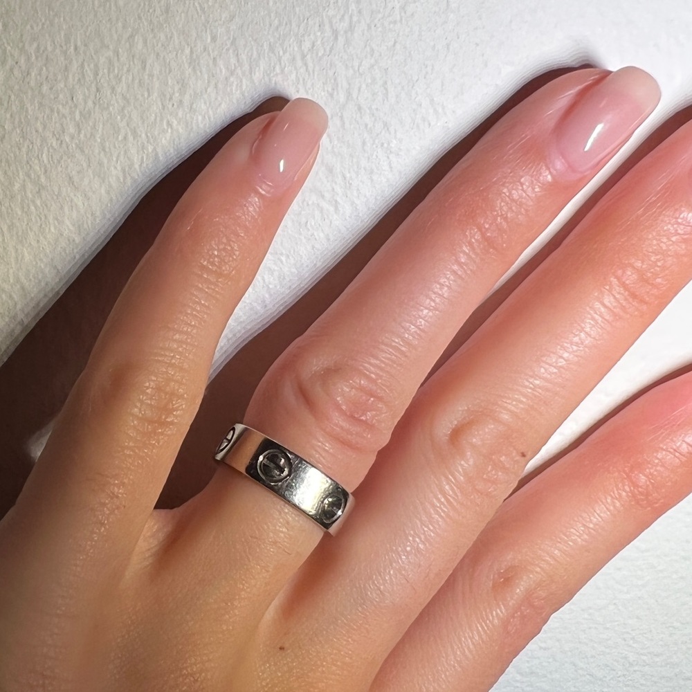 Cartier Love Ring 18K White Gold